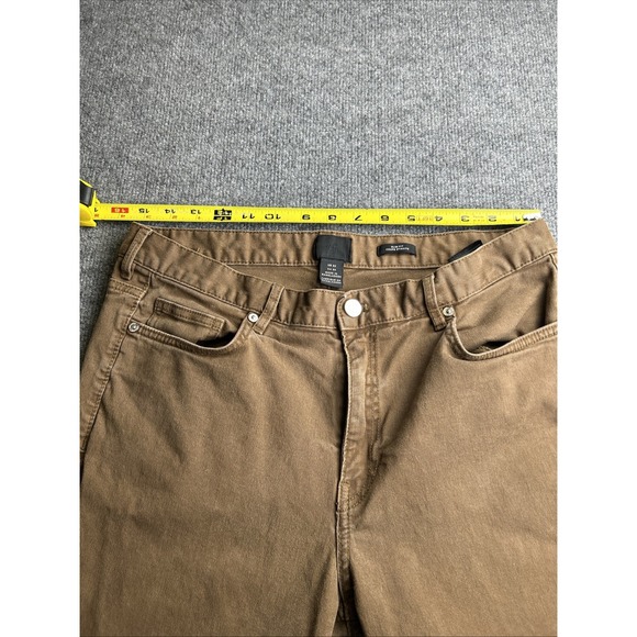 H&M Slim Fit Brown Jeans Women's 32 Inseam 28" - Picture 5 of 7